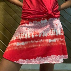 Wet Seal tye dye skirt MD